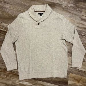 Tasso Elba Shawl Collar Lightweight Sweater Size L